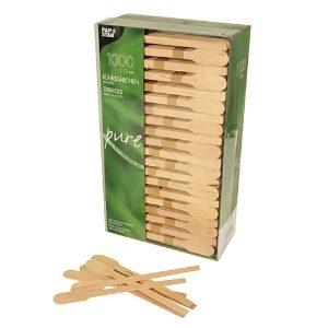 1000 Stirring sticks, wood, "pure" 13cm