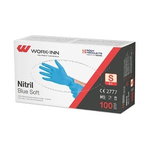 Box of 100 Blue Nitrile Gloves