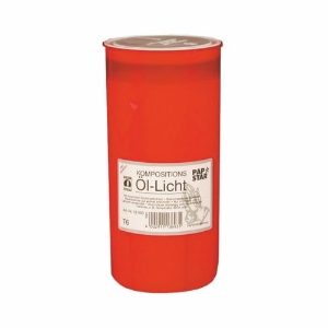 Oil-light 6.8cm x 14.2cm red cover