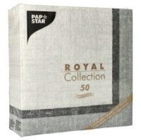 50 Napkins "ROYAL" 40x40cm "Chalk"