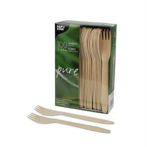 18199_100-wood-forks-pure-16.5cm