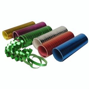 82107_6 Metalic Streamers assorted colours 4m