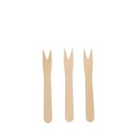 1000 Wood chip forks 8.5 cm