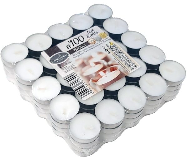 Pack 100 3.5 hour tealights