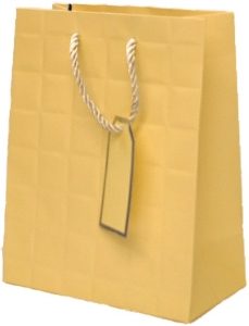 Embossed Gift Bags 210gm Medium Neutral Assorted