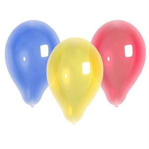 18937_10 Crystal Balloons assorted colours 25cm