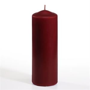 13081_Burgundy Pillar Candle 70 x 200mm