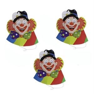19326_5 clown face party hats