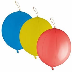 18717_3 Punch balloons assorted colours 40cm