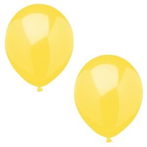 18986_10 Yellow balloons 25cm