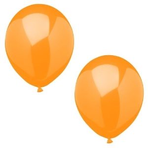 18990_10 Orange Balloons 25cm
